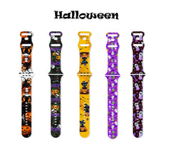 Halloween Silicone Apple Watch Band - 5 Color Options 38mm - 49mm - 