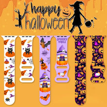 Load image into Gallery viewer, Halloween Silicone Apple Watch Bands - 5 Color Options 38mm - 49mm Axios Bands
