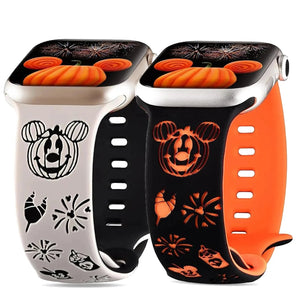 Halloween Two Tone Apple Watch Bands - 7 Color Options 38 - 49mm Axios Bands