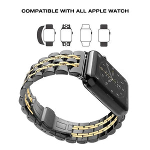 Immaculate Stainless Steel Strap for Apple Watch Band 38mm to 49mm - 18 Colors Axios Bands