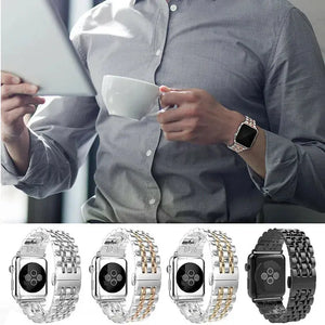 Immaculate Stainless Steel Strap for Apple Watch Band 38mm to 49mm - 18 Colors Axios Bands