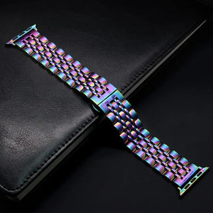 Immaculate Stainless Steel Strap for Apple Watch Band 38mm to 49mm - 18 Colors Axios Bands