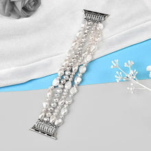 Load image into Gallery viewer, Ivory Pearl &amp; Rhinestone Crystal Bracelet Strap for Apple Watch Band - 7 Colors Axios Bands
