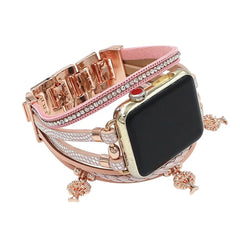 Leather Apple Watch Bands - 11 color options 38mm - 49mm -