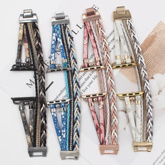 Leather Apple Watch Bands - 11 color options 38mm - 49mm -