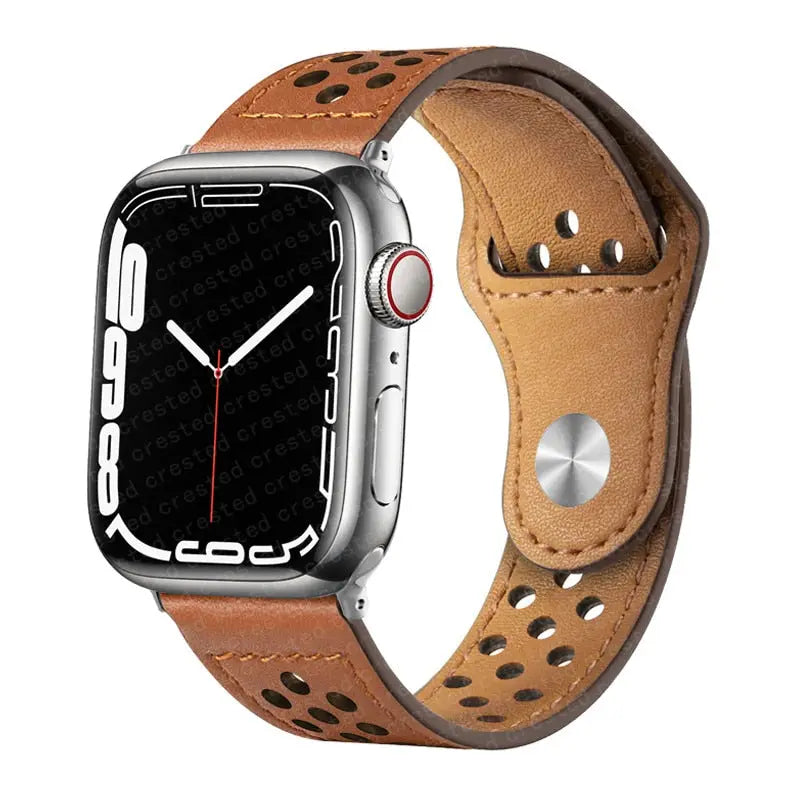 Leather Apple Watch Bands - 13 color options 38mm - 49mm Axios Bands