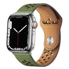 Leather Apple Watch Bands - 13 color options 38mm - 49mm -