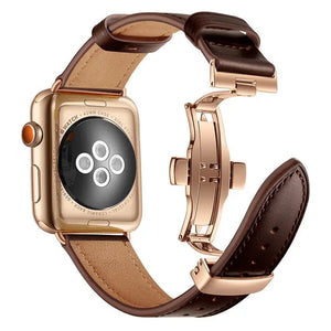 Leather Apple Watch Bands - 17 color options 38mm - 49mm Axios Bands