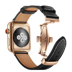 Leather Apple Watch Bands - 17 color options 38mm - 49mm -