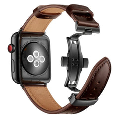 Leather Apple Watch Bands - 17 color options 38mm - 49mm -
