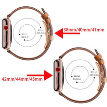 Load image into Gallery viewer, Leather Apple Watch Bands - 17 color options 38mm - 49mm Axios Bands