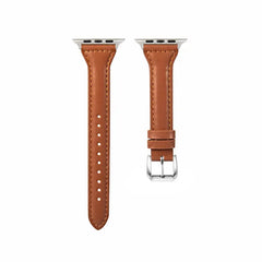 Leather Apple Watch Bands - 17 color options 38mm - 49mm -