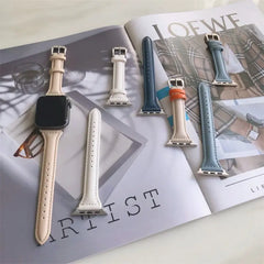 Leather Apple Watch Bands - 17 color options 38mm - 49mm -