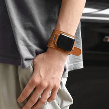 Load image into Gallery viewer, Leather Apple Watch Bands - 3 color options 38mm - 49mm Axios Bands
