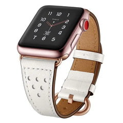 Leather Apple Watch Bands - 4 color options 38mm - 49mm - 