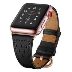 Leather Apple Watch Bands - 4 color options 38mm - 49mm - 