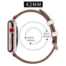 Load image into Gallery viewer, Leather Apple Watch Bands - 4 color options 38mm - 49mm Axios Bands