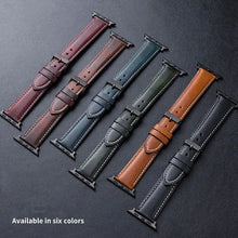 Load image into Gallery viewer, Leather Apple Watch Bands - 6 color options 38mm - 49mm Axios Bands
