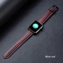 Load image into Gallery viewer, Leather Apple Watch Bands - 6 color options 38mm - 49mm Axios Bands
