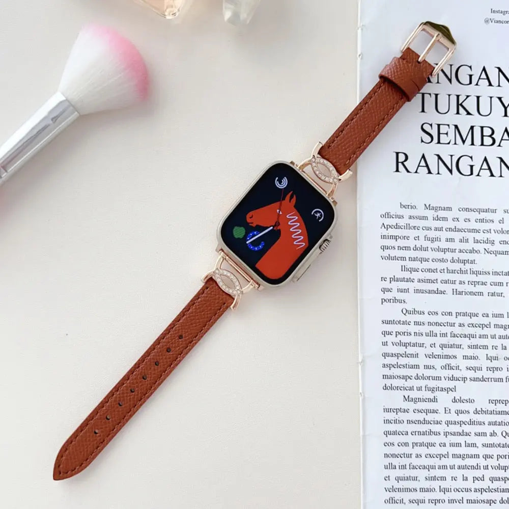 Leather Apple Watch Bands - 8 color options 38mm - 49mm Axios Bands