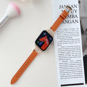 Leather Apple Watch Bands - 8 color options 38mm - 49mm Axios Bands