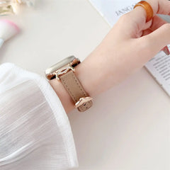 Leather Apple Watch Bands - 8 color options 38mm - 49mm -