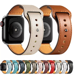 Leather Apple Watch Bands - 49 Color Options 38mm - 49mm - 