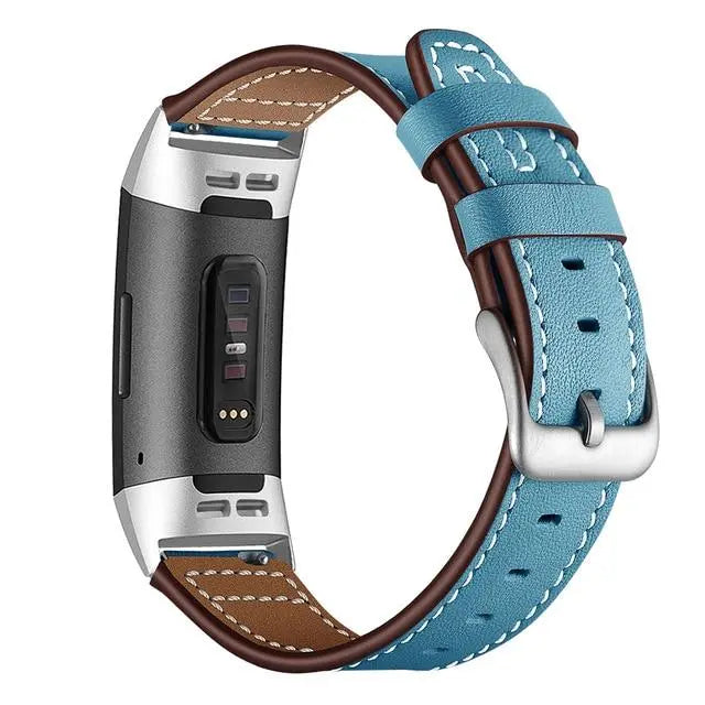Fitness Tracker Leather Band For Fitbit Charge Sounce Pack