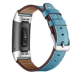 Leather Fitbit Band For Charge 3 & 4 - 4 color options - 