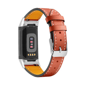 Leather Fitbit Band For Charge 5 - 15 color options Axios Bands