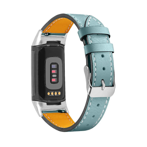 Leather Fitbit Band For Charge 5 & 6 - 15 color options -