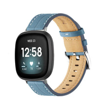 Load image into Gallery viewer, Leather Fitbit Band For Versa 3 / 4 - Sense 1 / 2 (10 color options) Axios Bands
