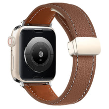 Load image into Gallery viewer, Leather Magnetic Buckle Strap for Apple Watch  - 8 color options 38mm - 49mm Axios Bands
