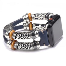 Load image into Gallery viewer, Leather & Metal Apple Watch Bands - 6 color options 38mm - 49mm Axios Bands