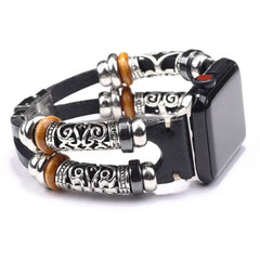 Leather & Metal Apple Watch Bands - 6 color options 38mm - 49mm -