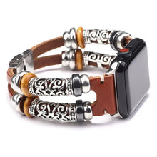 Load image into Gallery viewer, Leather & Metal Apple Watch Bands - 6 color options 38mm - 49mm Axios Bands