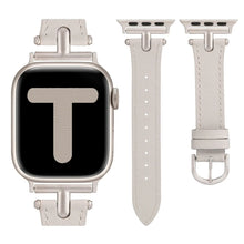 Load image into Gallery viewer, Leather & Metal Apple Watch Bands - 38 - 45mm Axios Bands