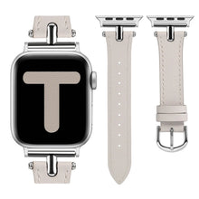 Load image into Gallery viewer, Leather & Metal Apple Watch Bands - 38 - 45mm Axios Bands