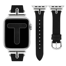 Load image into Gallery viewer, Leather &amp; Metal Apple Watch Bands - 38 - 45mm Axios Bands
