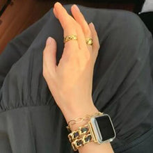 Load image into Gallery viewer, Leather & Steel Fitbit Band For Versa 3 / 4 - Sense 1 / 2 (15 color options) Axios Bands