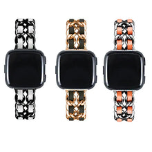 Load image into Gallery viewer, Leather & Steel Fitbit Band For Versa, Versa 2, Versa Lite - 15 color options Axios Bands