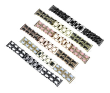 Load image into Gallery viewer, Leather & Steel Fitbit Band For Versa, Versa 2, Versa Lite - 15 color options Axios Bands