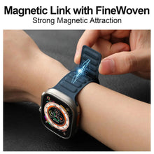 Load image into Gallery viewer, Magnetic Fine woven Apple Watch Bands - 9 color options 38mm - 49mm Axios Bands
