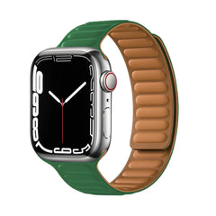 Magnetic Leather Apple Watch Bands - 50 color options 38mm - 49mm -
