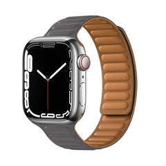 Magnetic Leather Apple Watch Bands - 50 color options 38mm - 49mm -