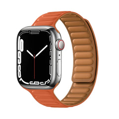 Magnetic Leather Apple Watch Bands - 50 color options 38mm - 49mm -