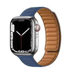 Magnetic Leather Apple Watch Bands - 50 color options 38mm - 49mm -