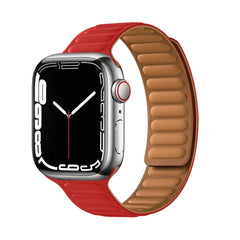 Magnetic Leather Apple Watch Bands - 50 color options 38mm - 49mm -