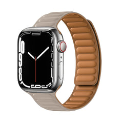 Magnetic Leather Apple Watch Bands - 50 color options 38mm - 49mm -