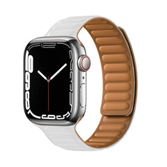 Magnetic Leather Apple Watch Bands - 50 color options 38mm - 49mm -